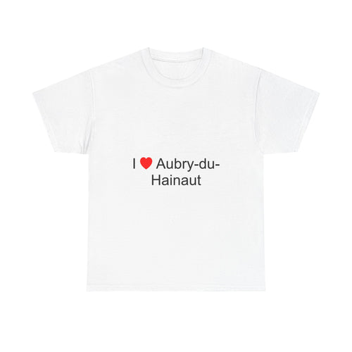 T-shirt I love Aubry-du-Hainaut