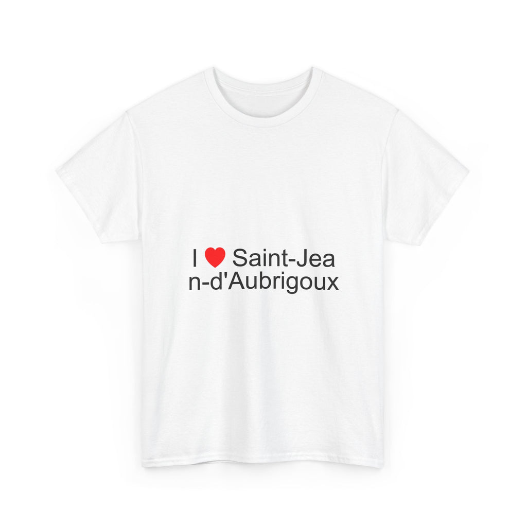T-shirt I love saint-jean-d'aubrigoux