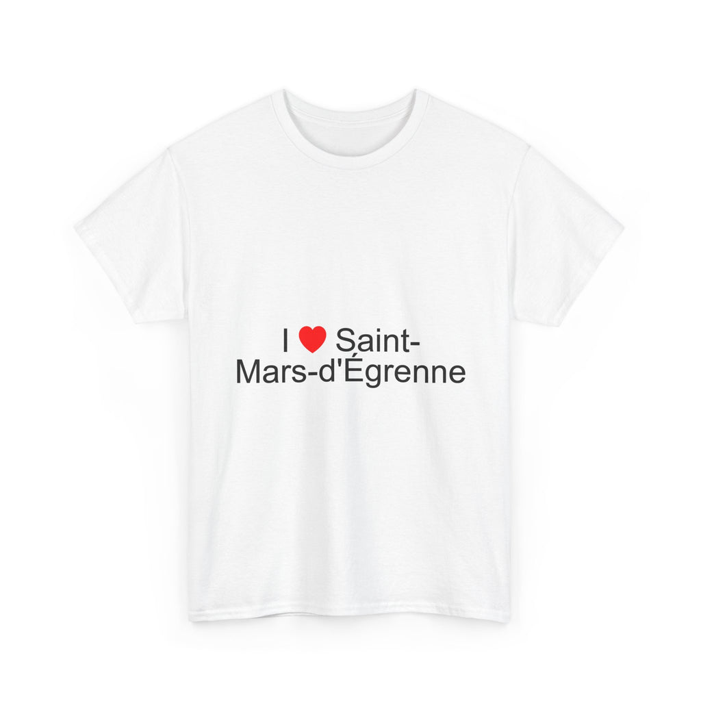 T-shirt I love saint-mars-d'égrenne