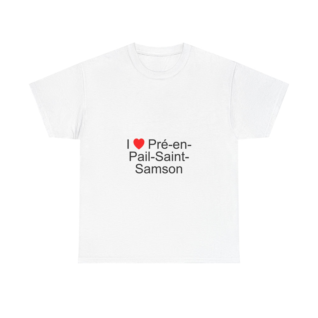 T-shirt I love pré-en-pail-saint-samson
