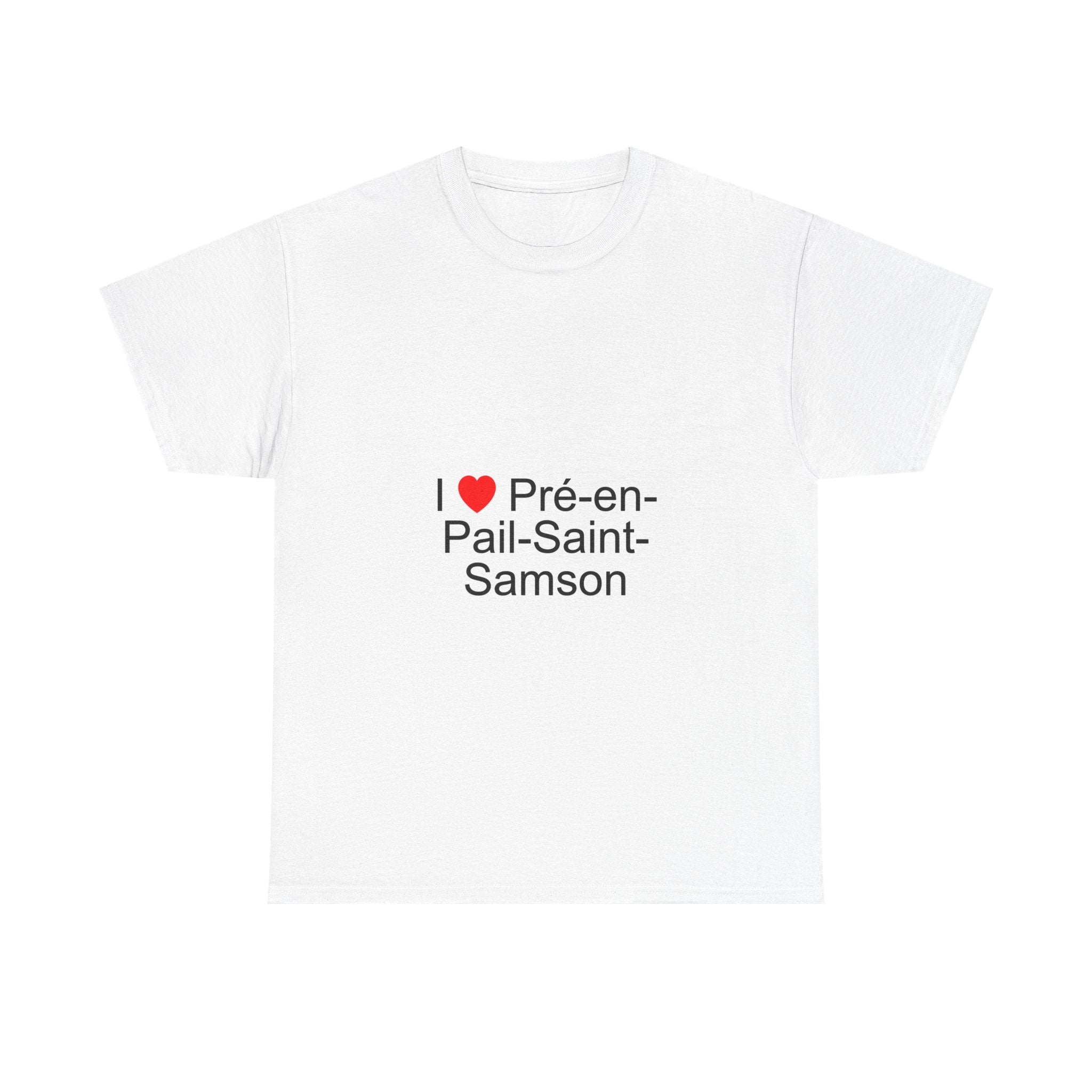 T-shirt I love pré-en-pail-saint-samson