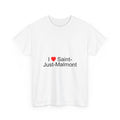 T-Shirt Ich liebe Saint-Just-Malmont