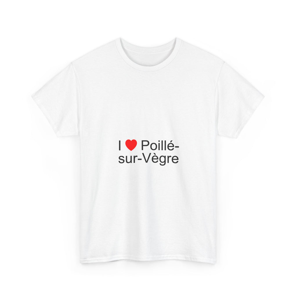 T-shirt I love poillé-sur-vègre