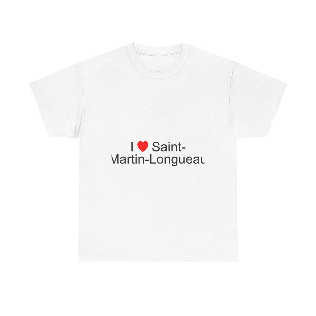 T-shirt I love saint-martin-longueau