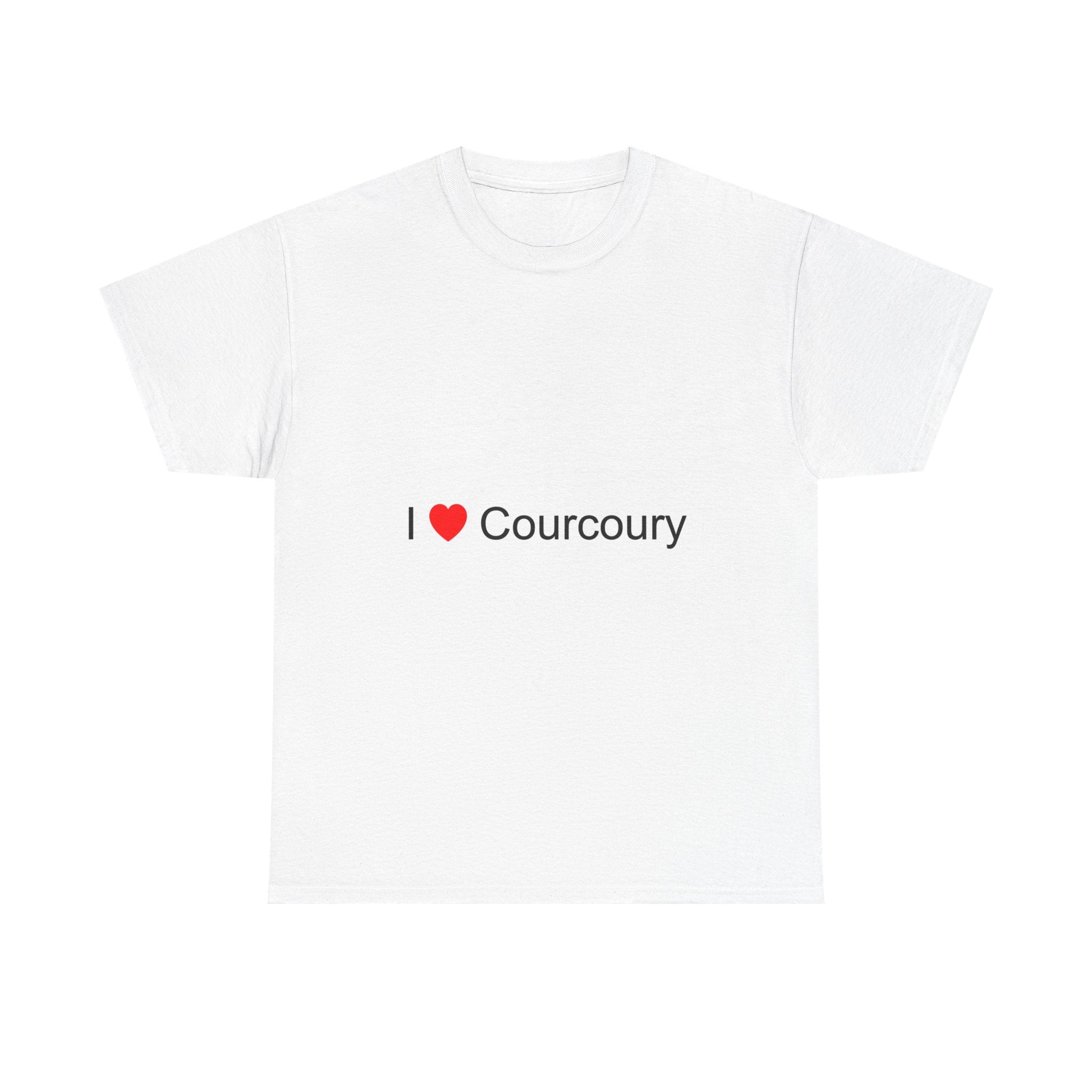 I love Courcoury T-shirt