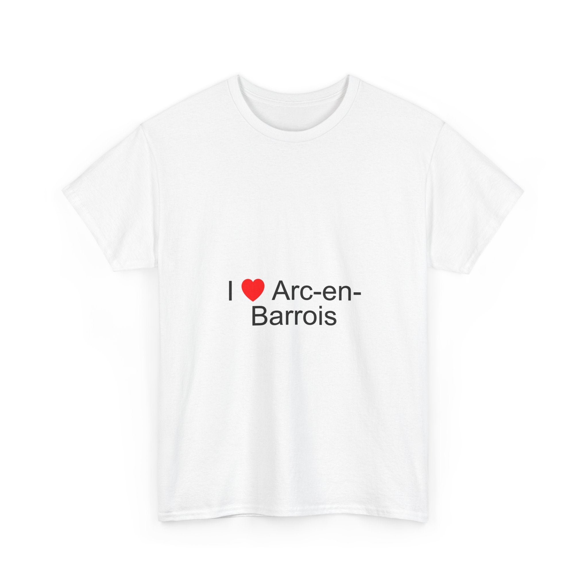 T-shirt I love arc-en-barrois