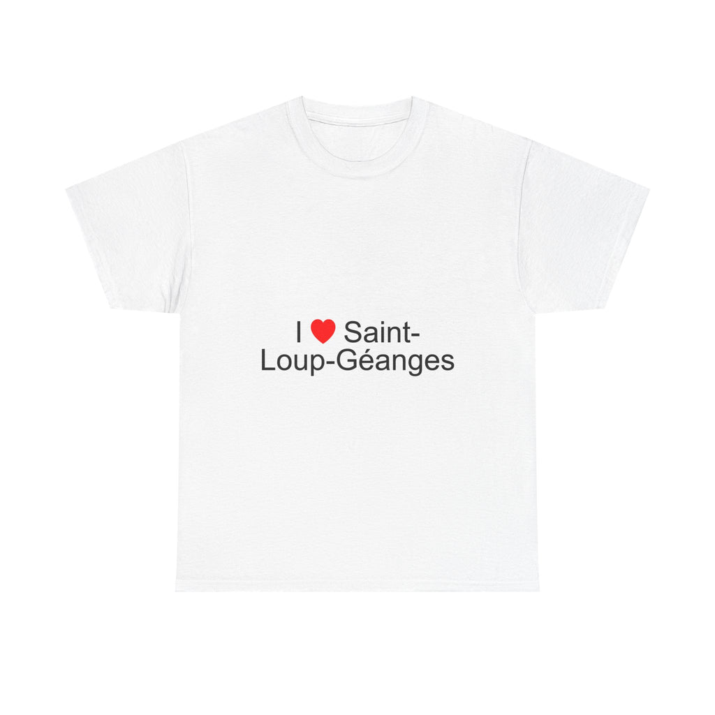 T-shirt I love saint-loup-géanges