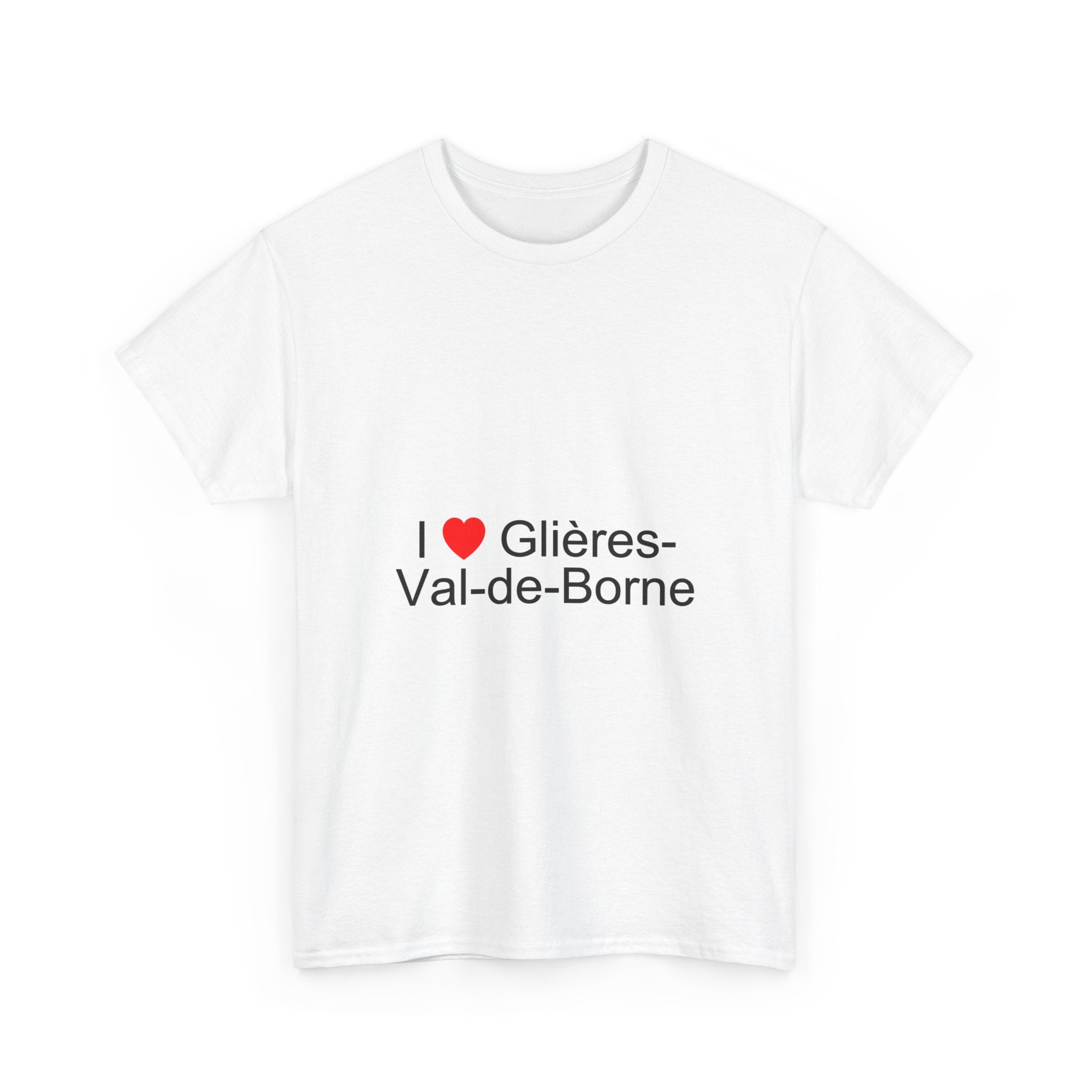 T-shirt I love glières-val-de-borne