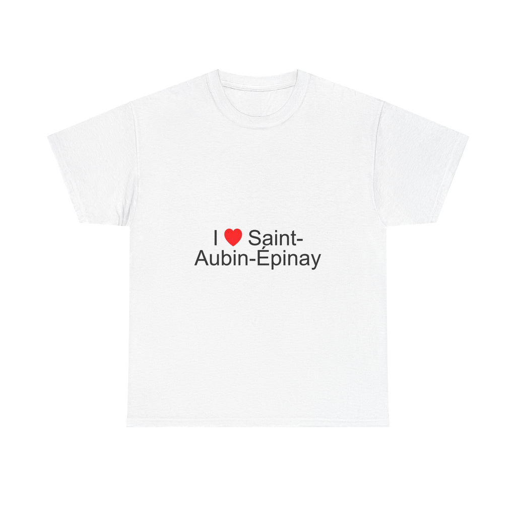 T-shirt I love saint-aubin-épinay