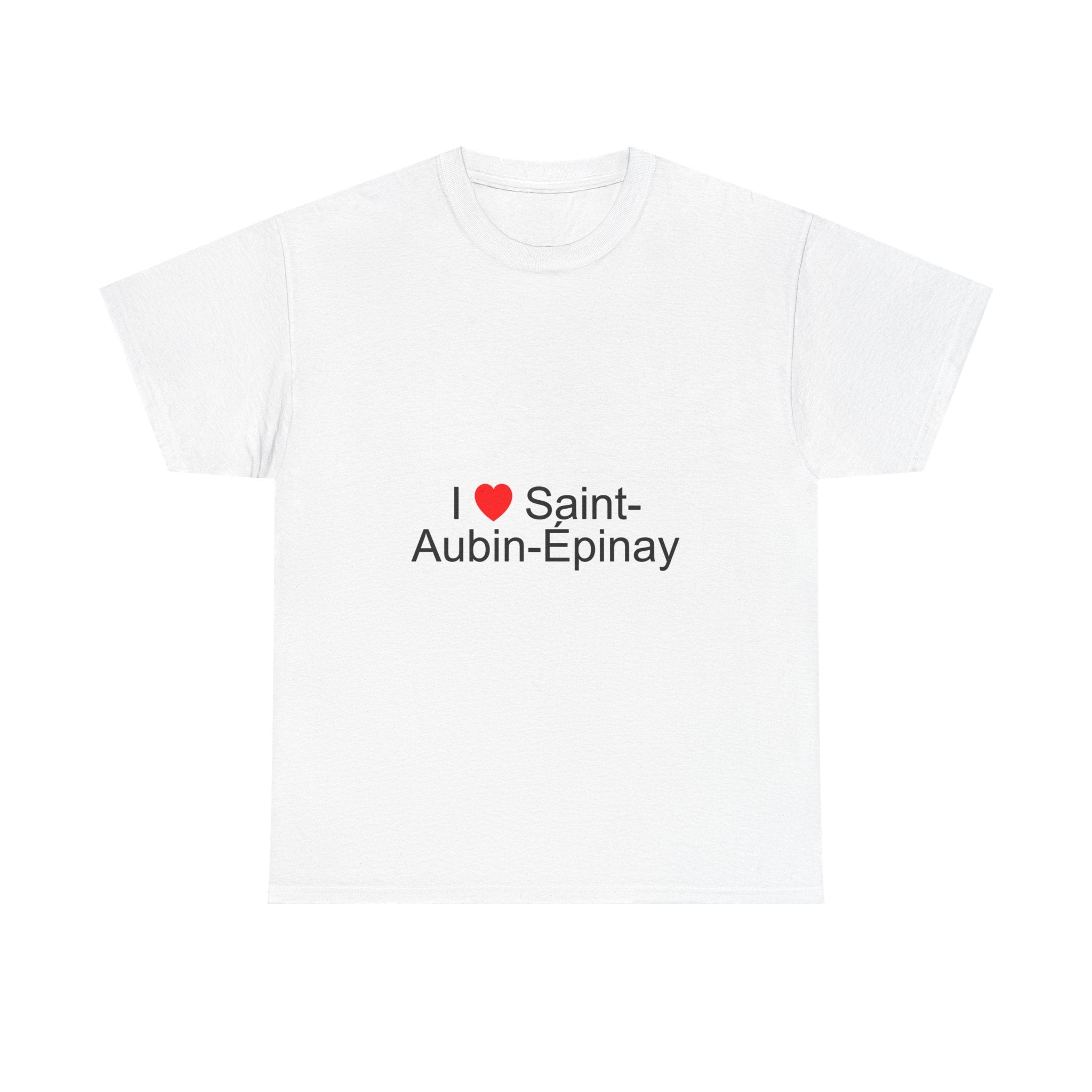 T-shirt I love saint-aubin-épinay
