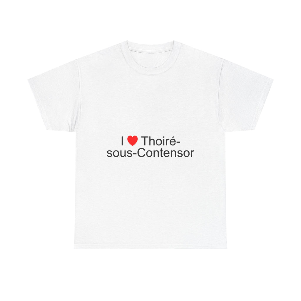 T-shirt I love thoiré-sous-contensor