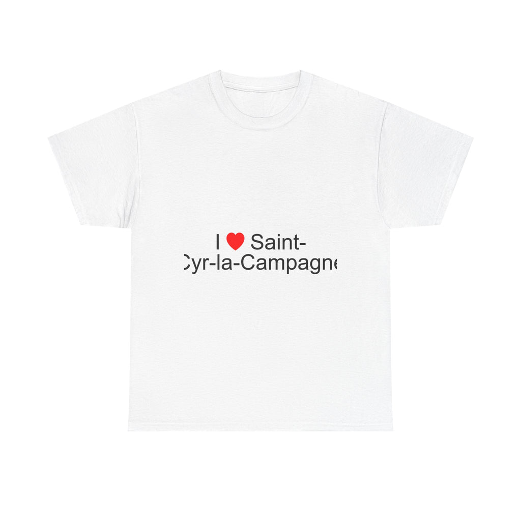 T-shirt I love saint-cyr-la-campagne