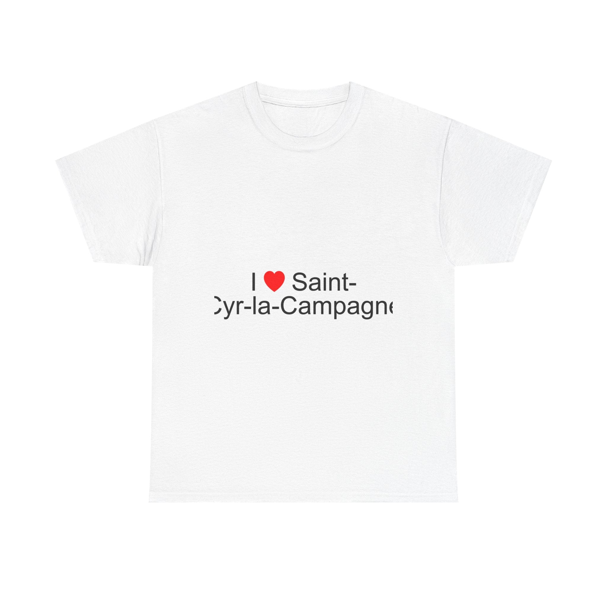 T-shirt I love saint-cyr-la-campagne