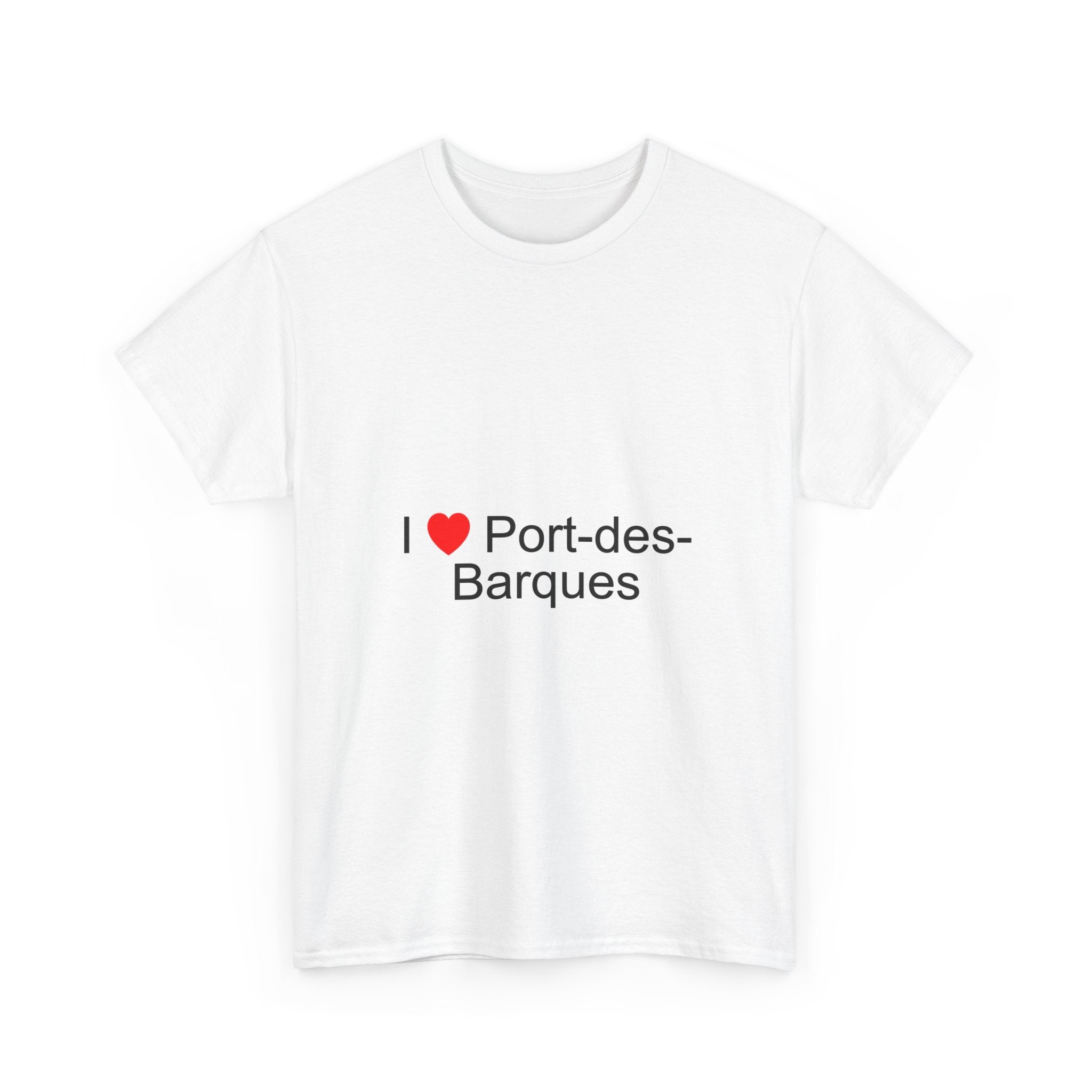 T-Shirt I love Port-des-Barques