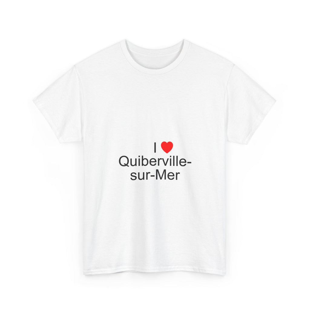 T-shirt I love quiberville-sur-mer