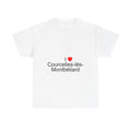 T-shirt I love courcelles-lès-montbéliard