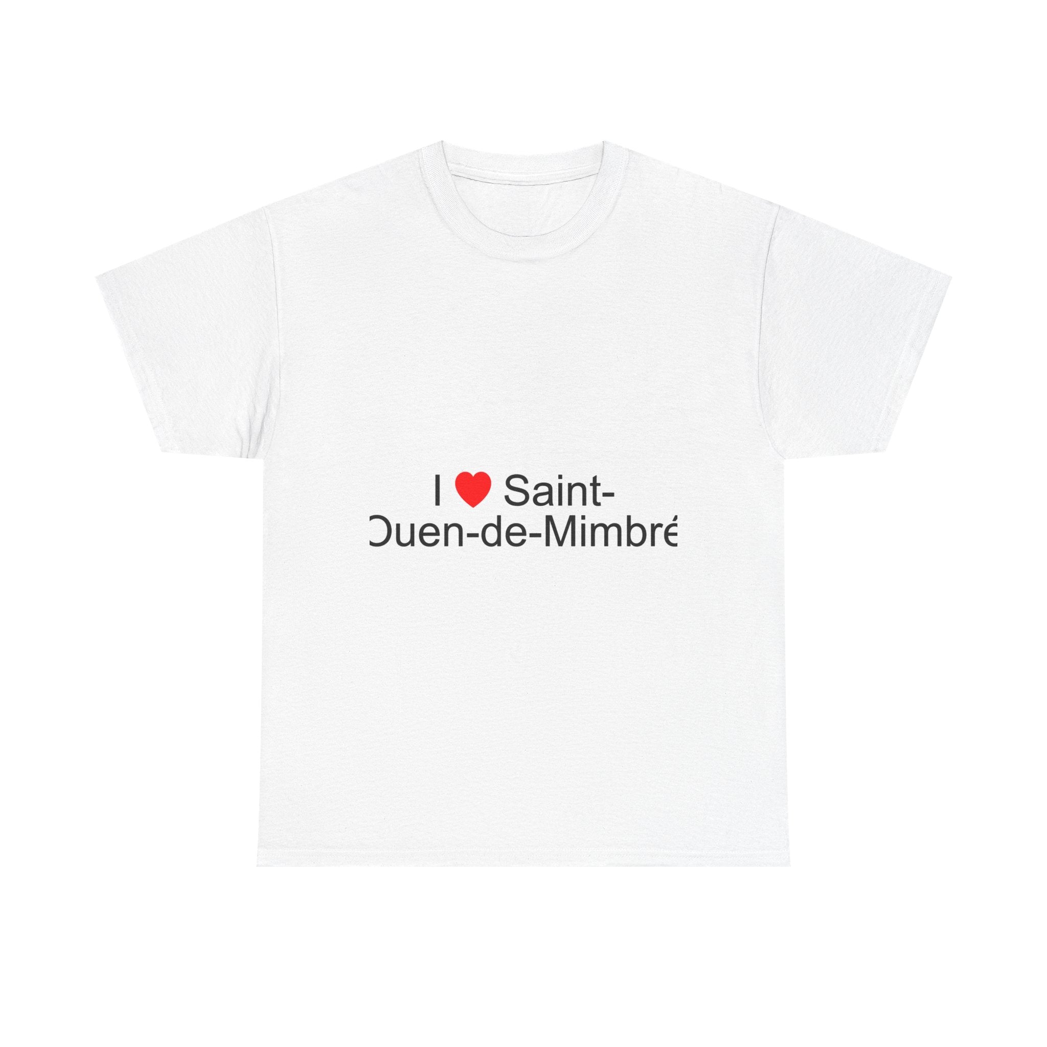 T-shirt I love saint-ouen-de-mimbré