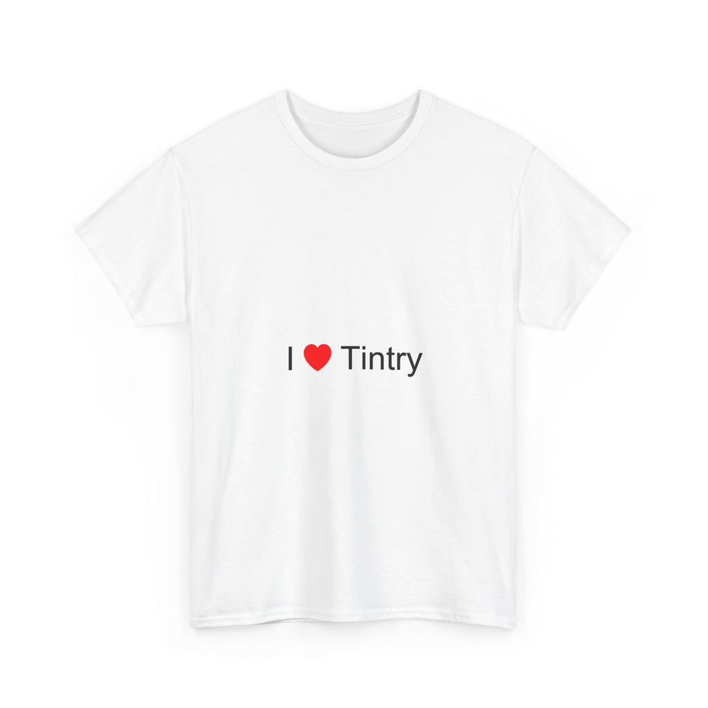 T-shirt I love tintry
