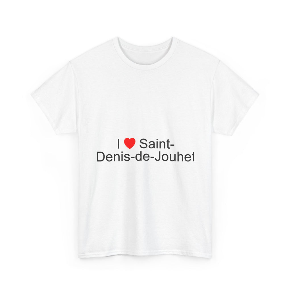 T-shirt I love saint-denis-de-jouhet