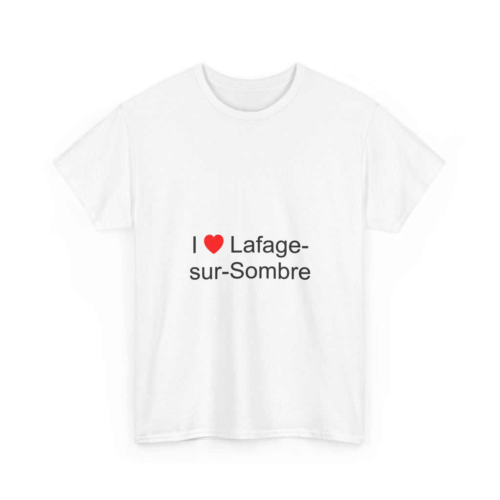 T-shirt I love lafage-sur-sombre