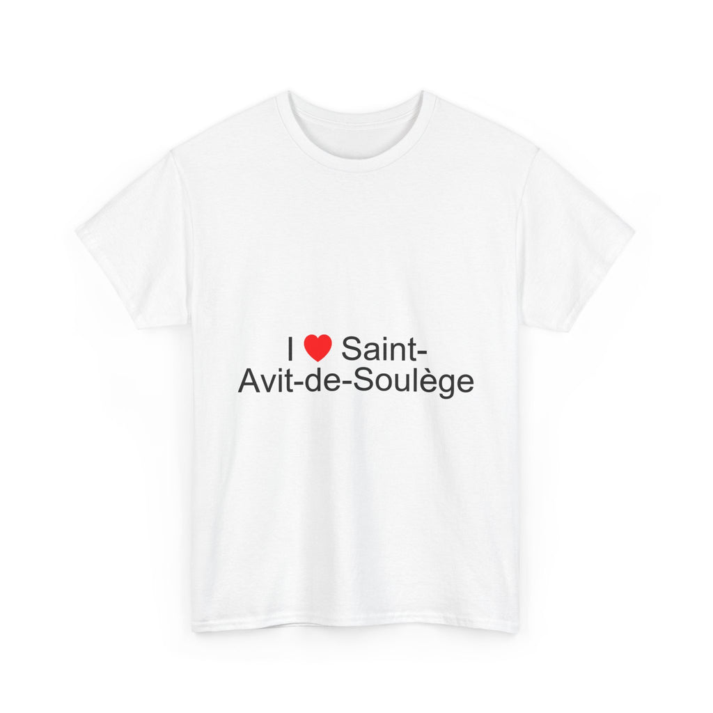T-shirt I love saint-avit-de-soulège
