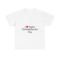 T-shirt I love saint-christophe-du-foc