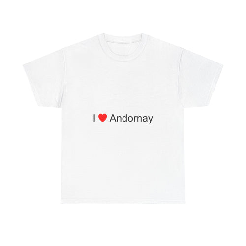 T-shirt I love andornay