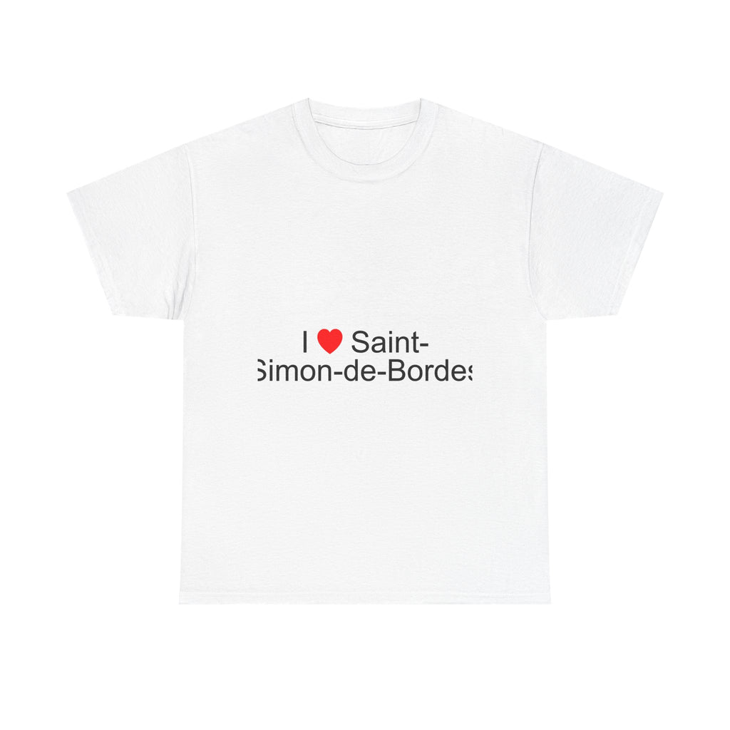 T-Shirt "I love Saint-Simon-de-Bordes"