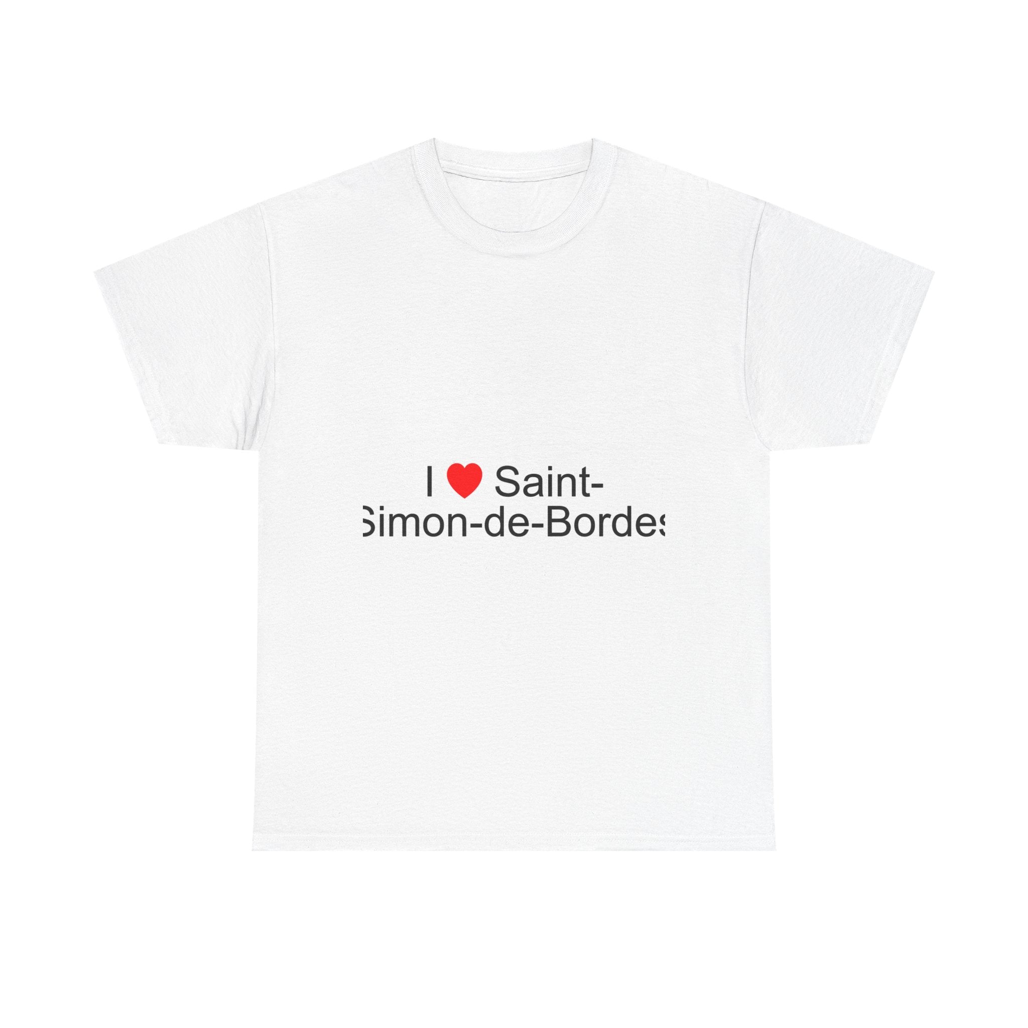 T-Shirt "I love Saint-Simon-de-Bordes"