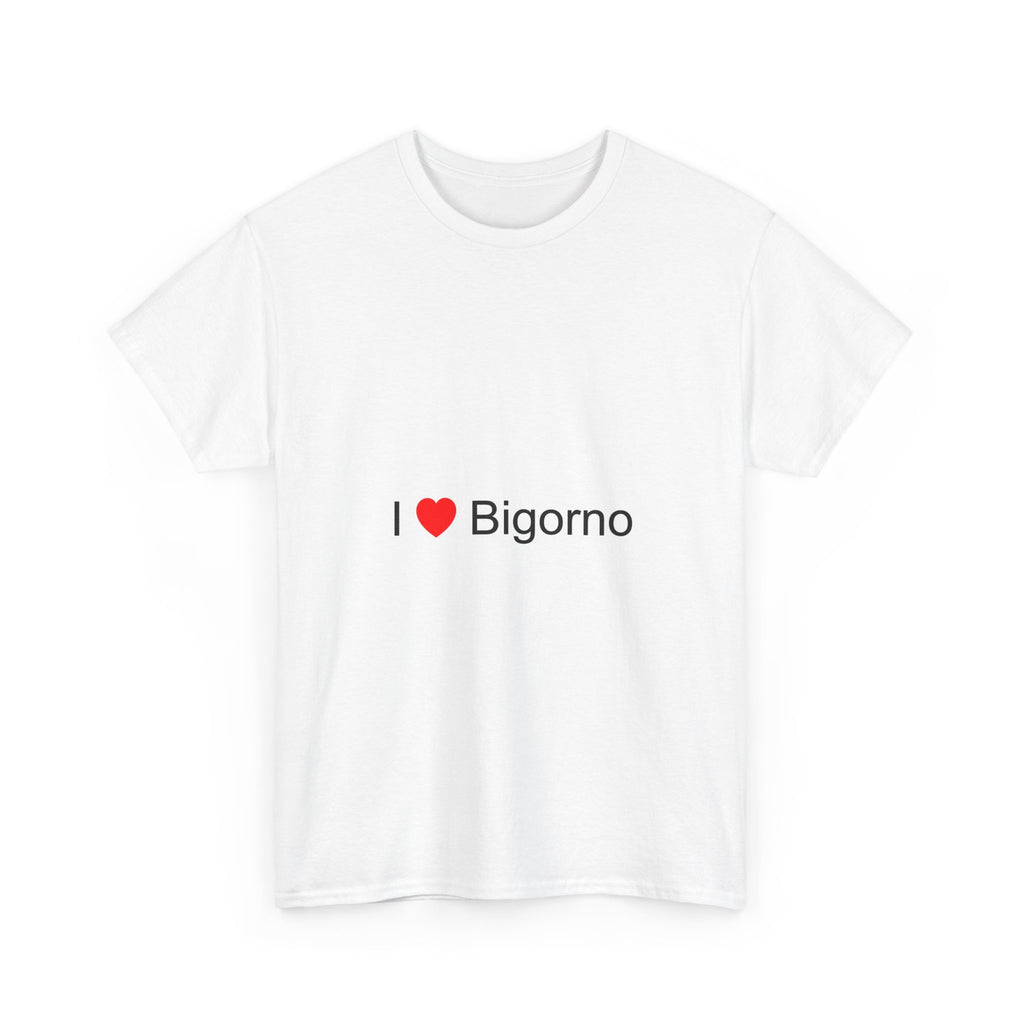 T-shirt I love bigorno