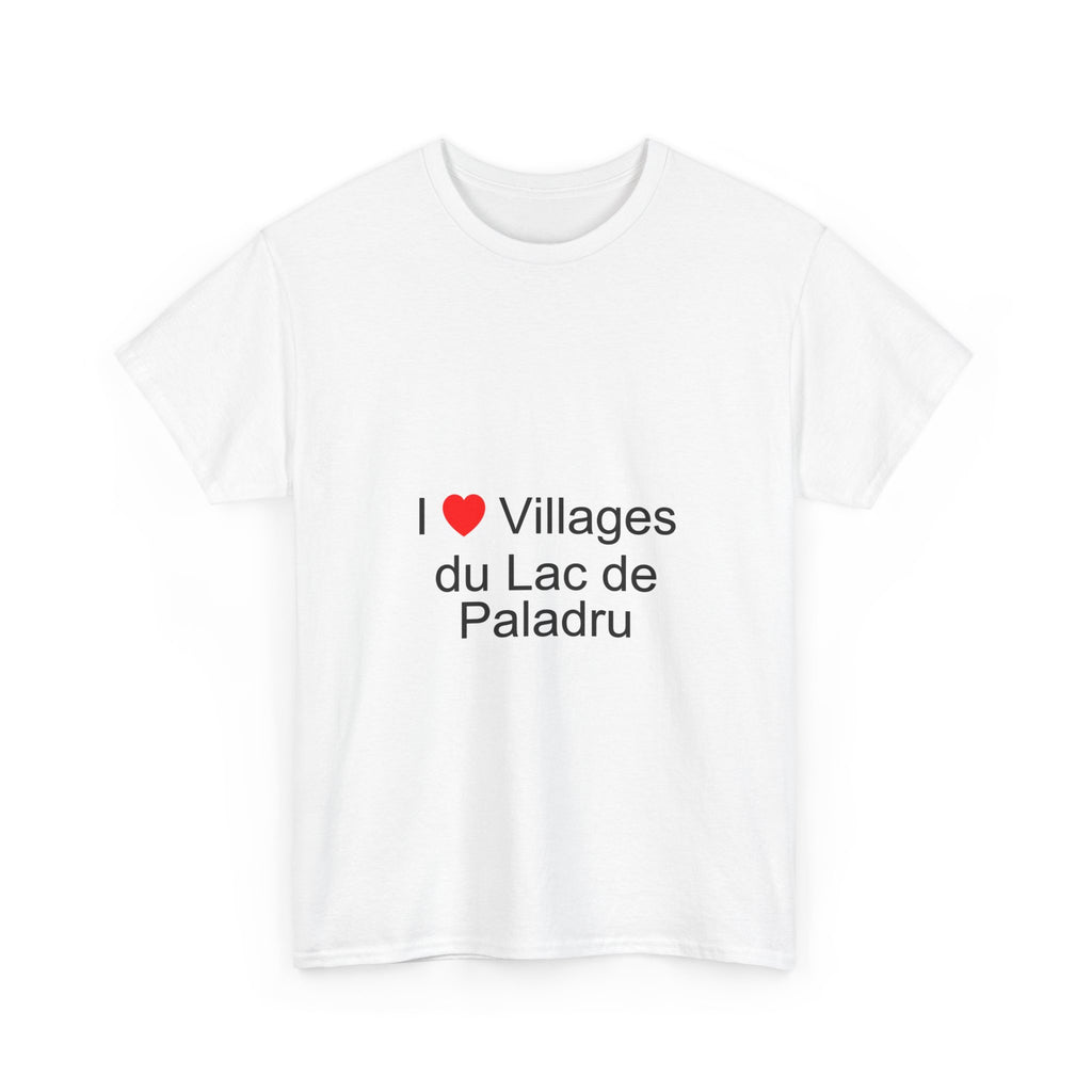 T-shirt I love villages du lac de paladru
