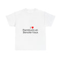 T-shirt I love rambluzin-et-benoite-vaux