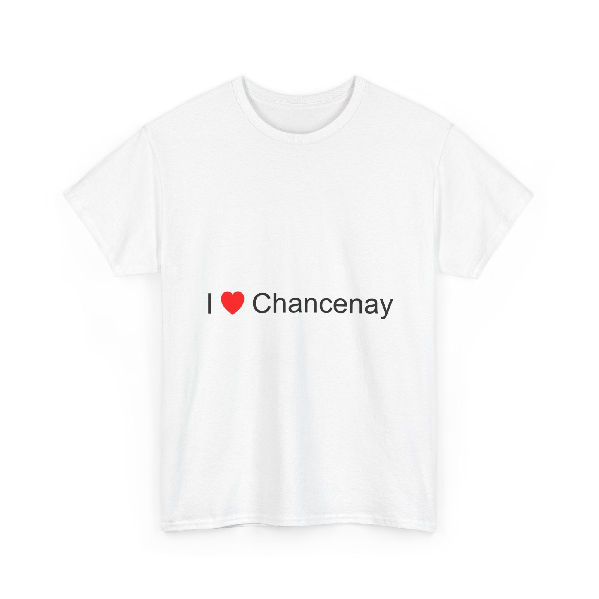 T-shirt I love chancenay