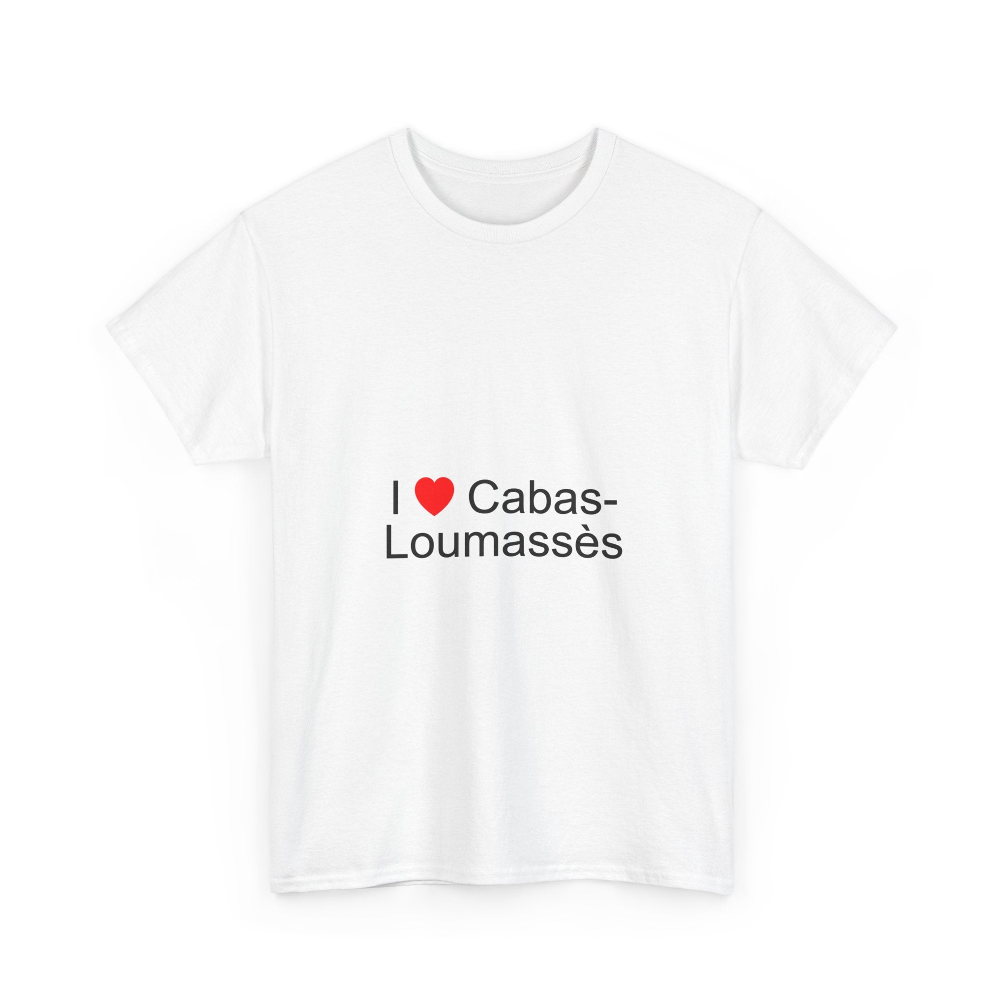 T-shirt I love cabas-loumassès