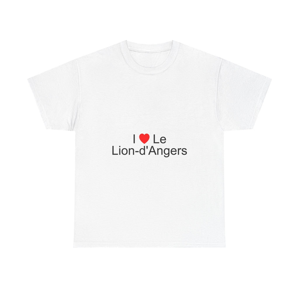 T-shirt I love le lion-d'angers