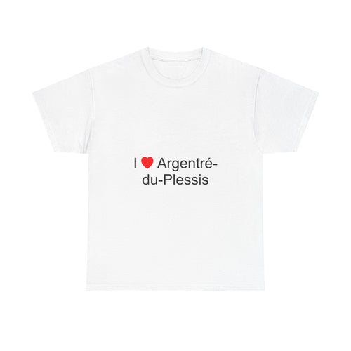 T-shirt I love Argentré-du-Plessis