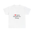 T-shirt I love saint-georges-du-rosay