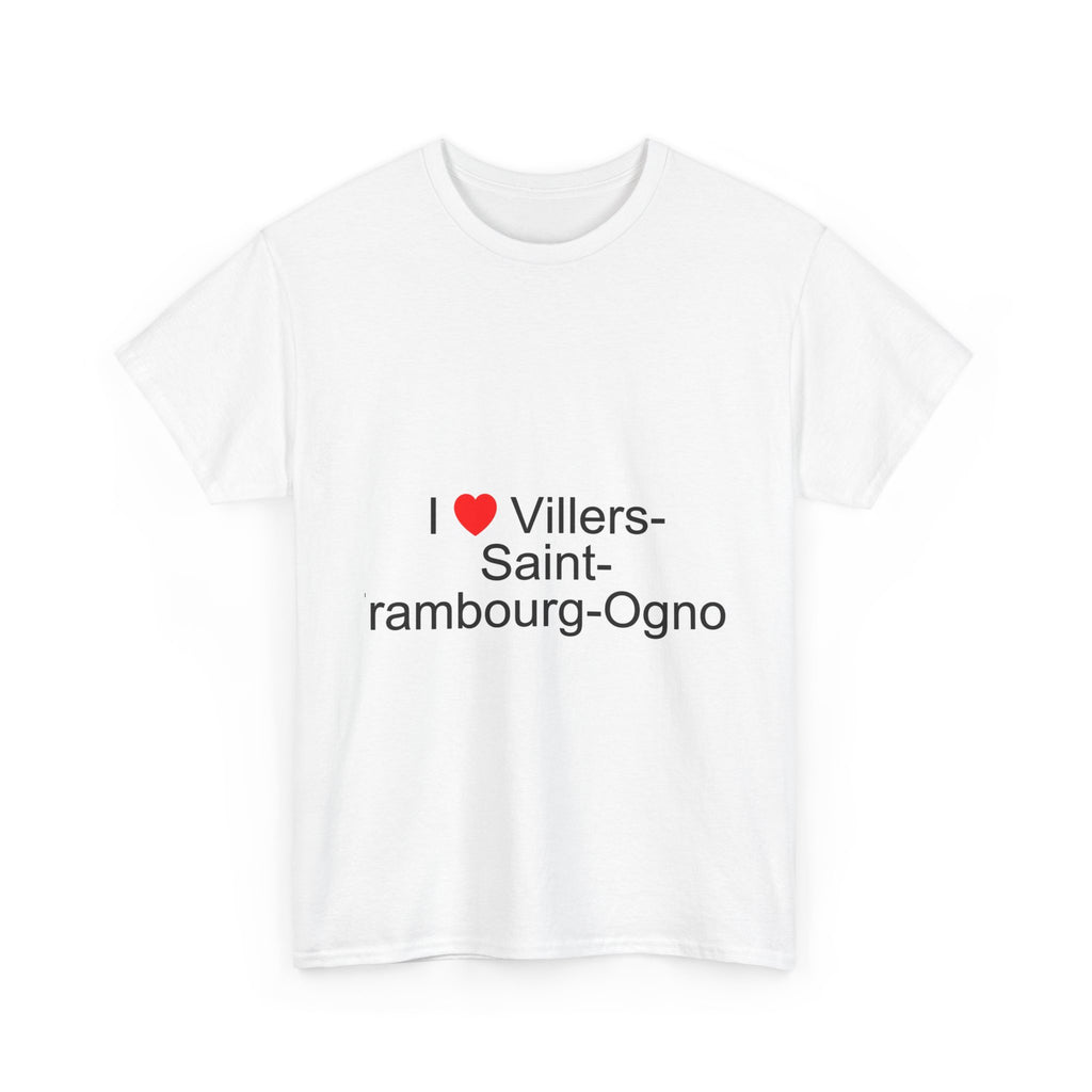 T-shirt I love villers-saint-frambourg-ognon