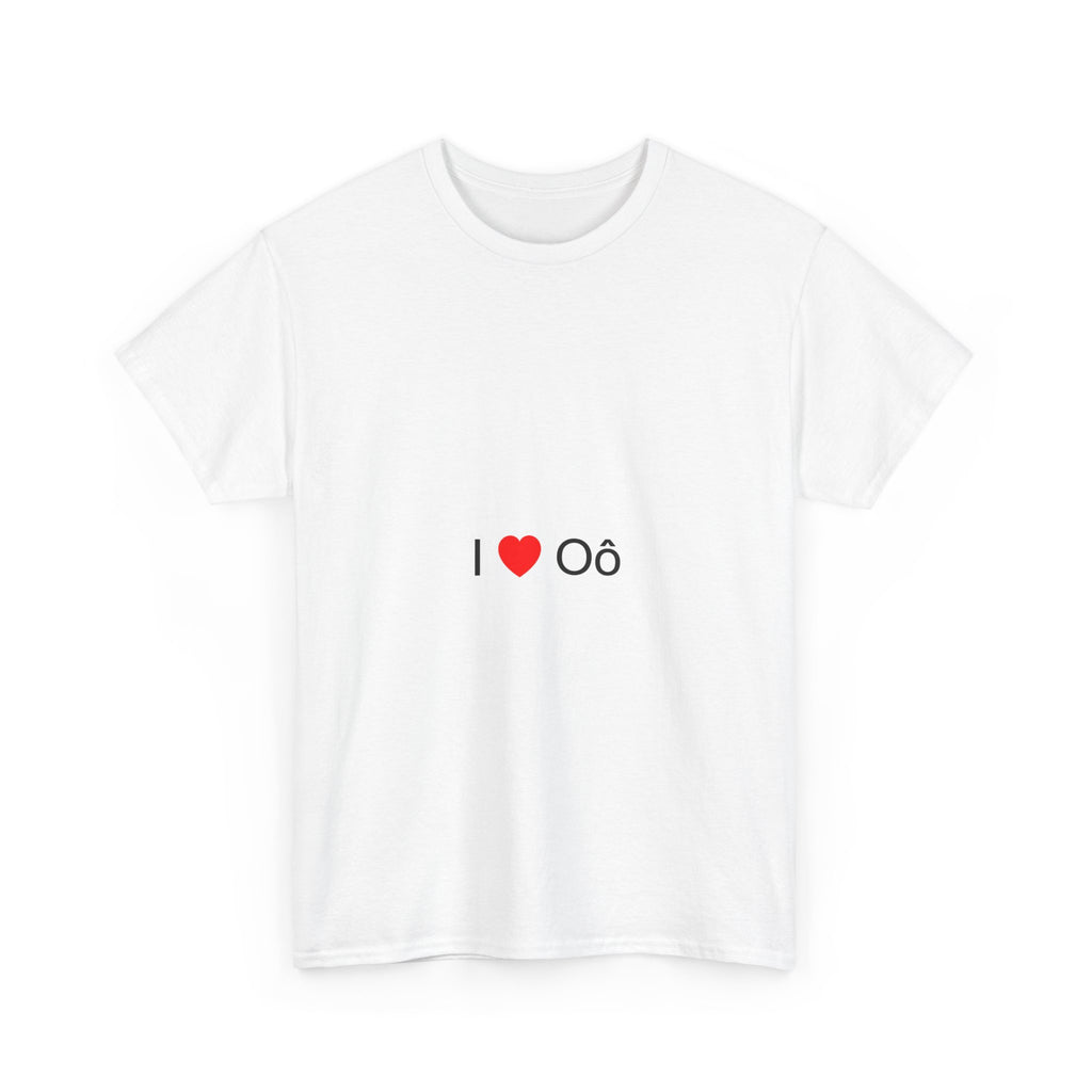 T-Shirt I love oô