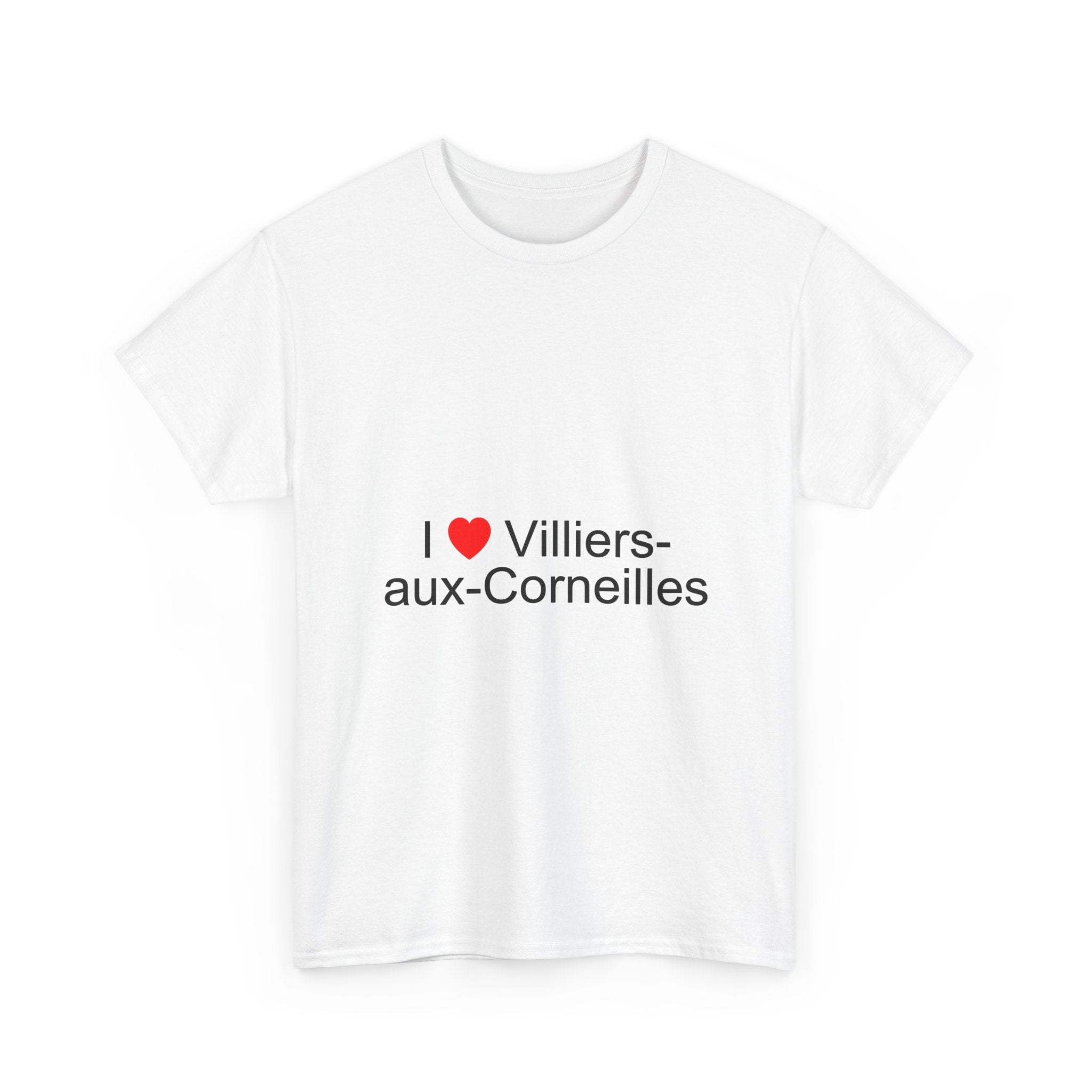 T-shirt I love villiers-aux-corneilles