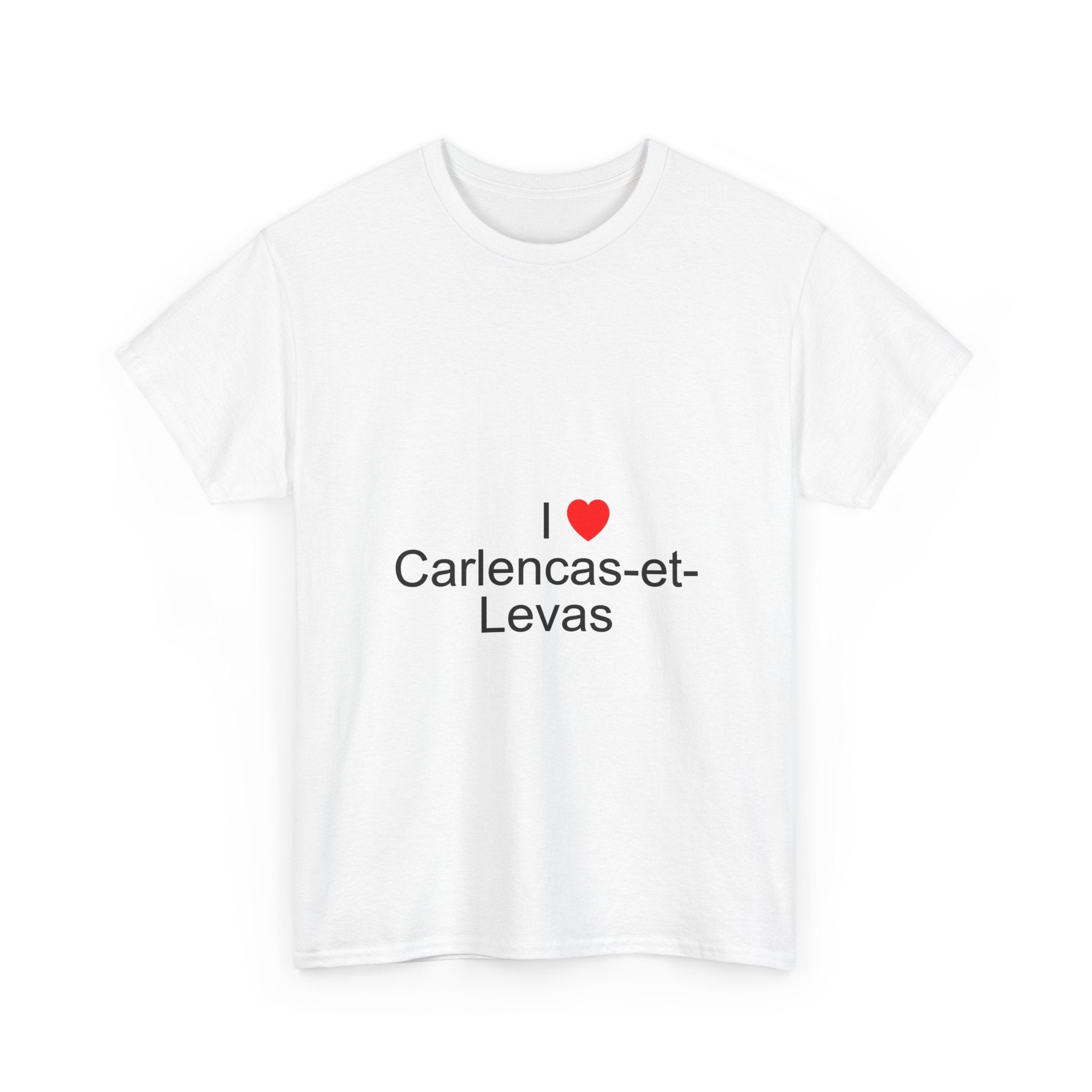 T-shirt I love Carlencas-et-Levas
