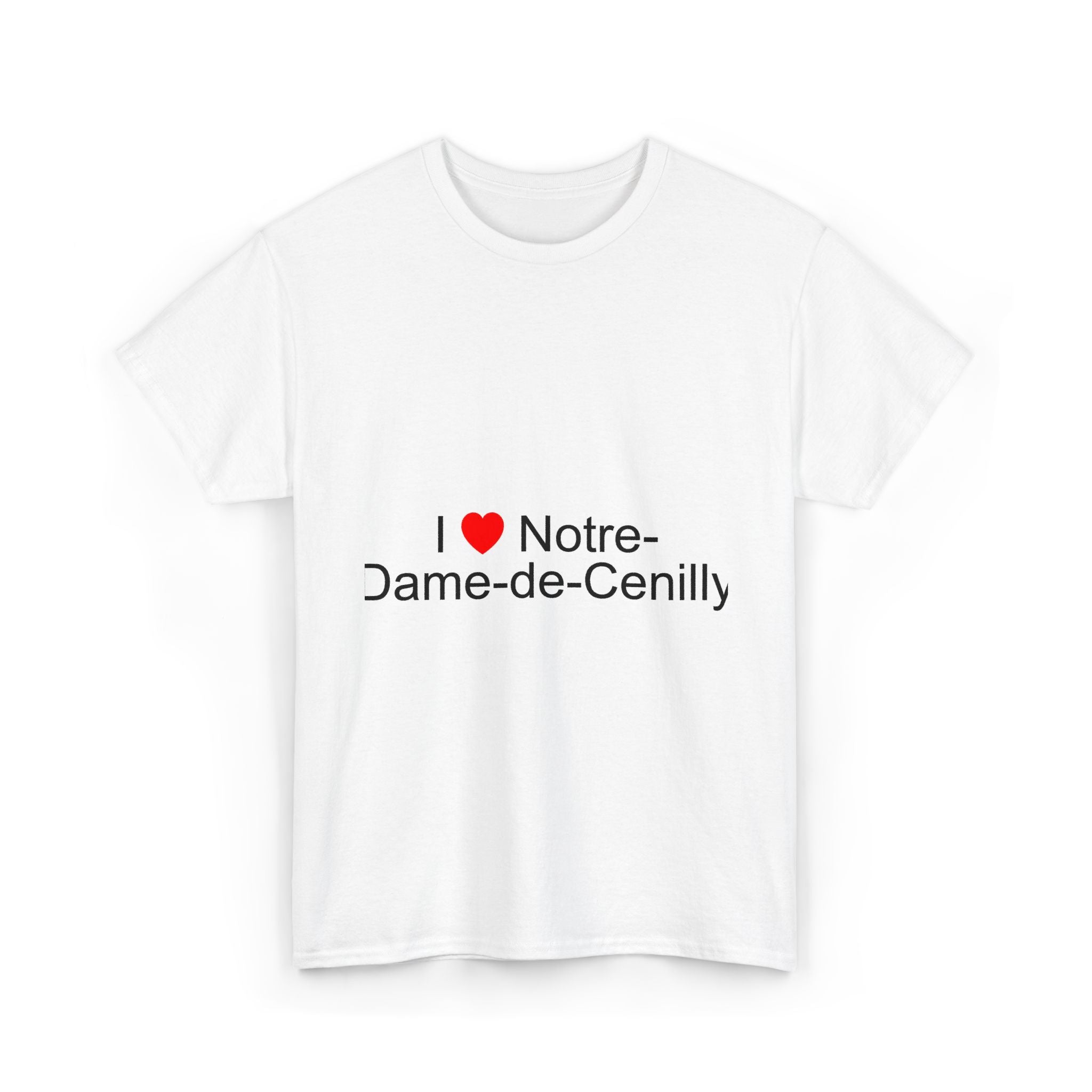 T-shirt I love notre-dame-de-cenilly