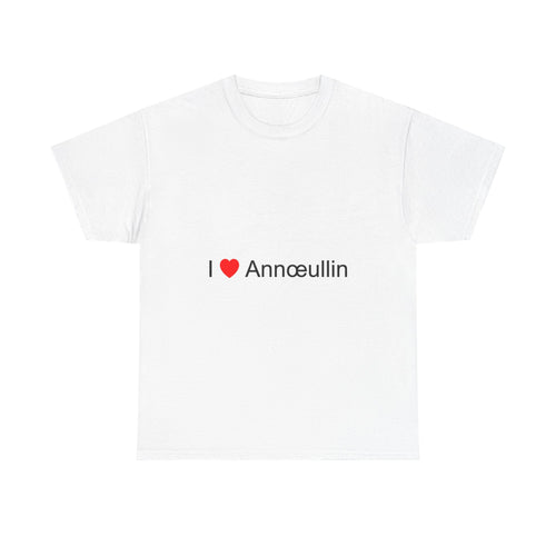 T-shirt I love annœullin