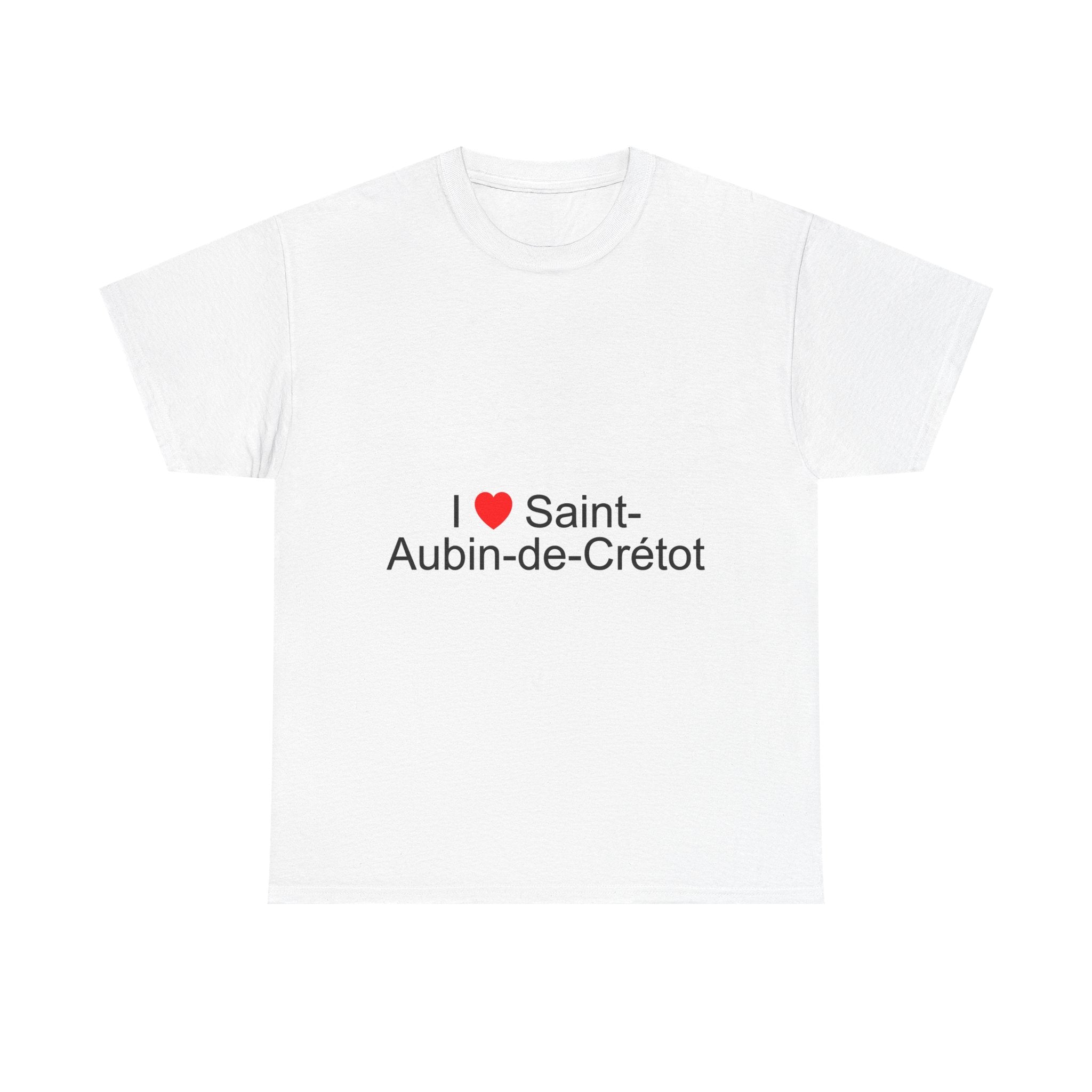 T-shirt I love saint-aubin-de-crétot