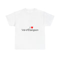 T-shirt I love val-d'étangson