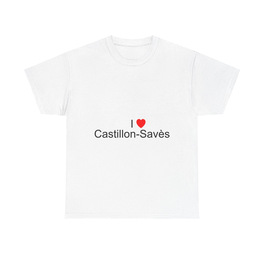 T-Shirt Ich liebe Castillon-Savès