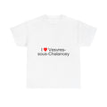 T-shirt I love vesvres-sous-chalancey
