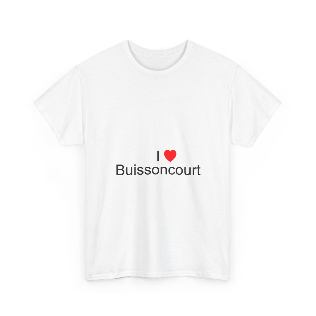 T-shirt I love buissoncourt