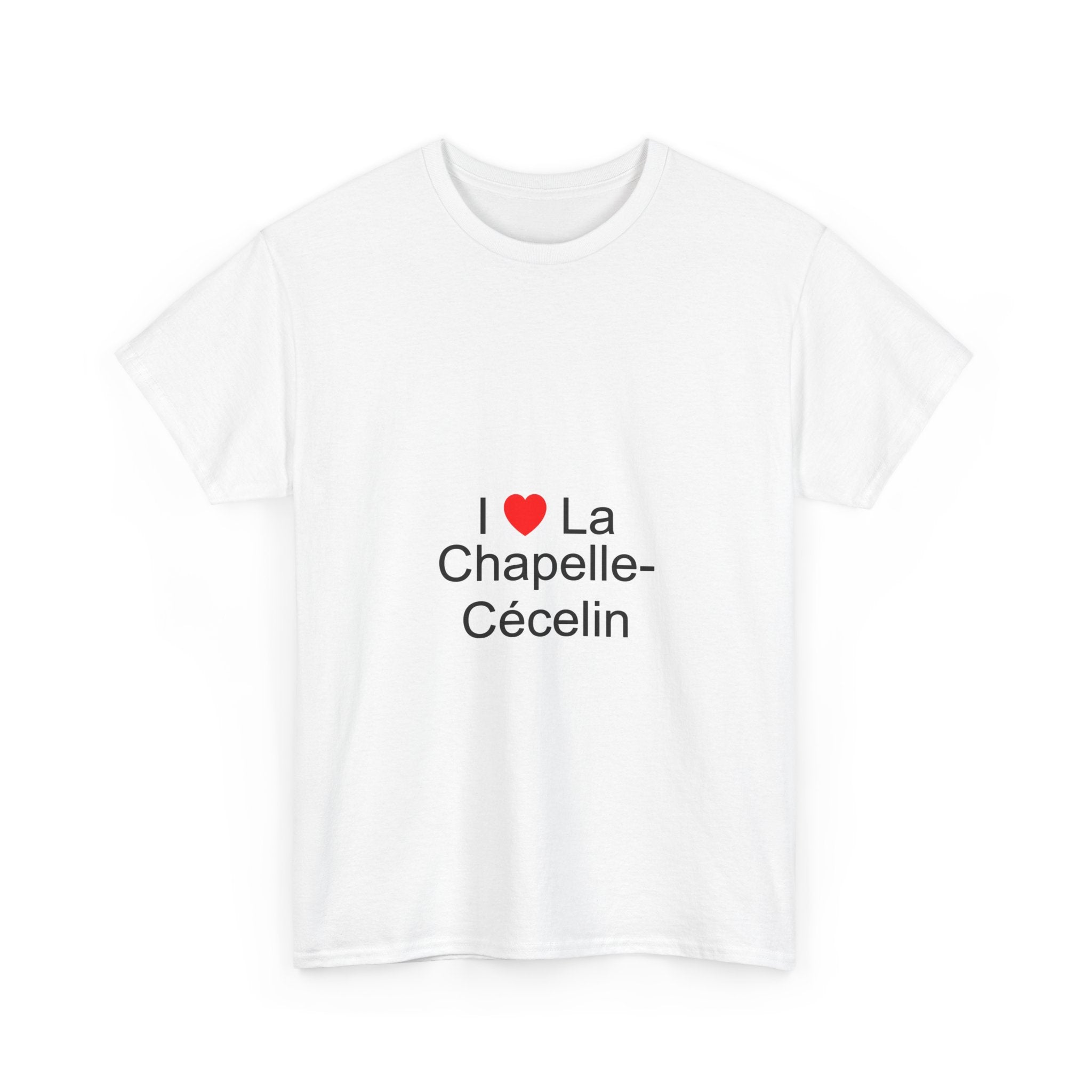 T-shirt I love la chapelle-cécelin