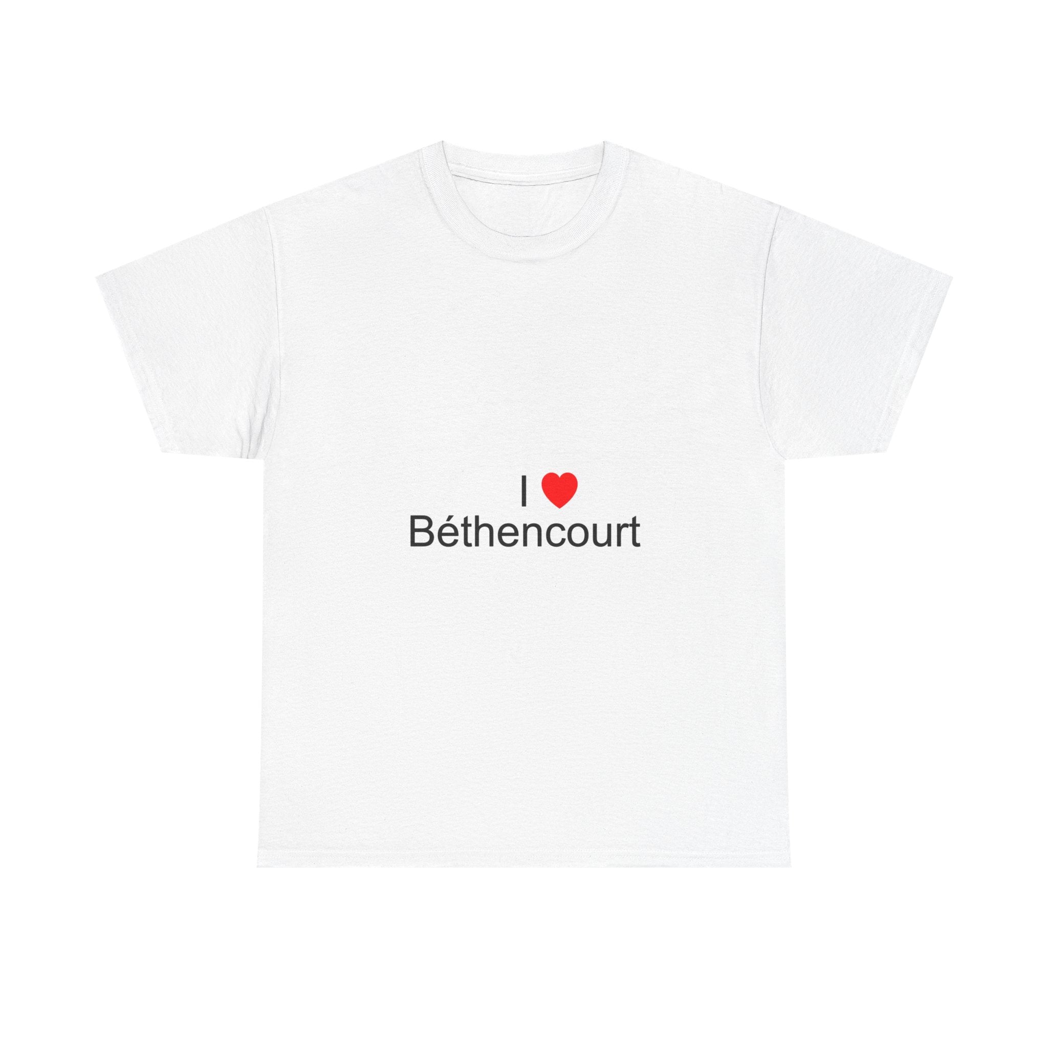 T-shirt I love béthencourt